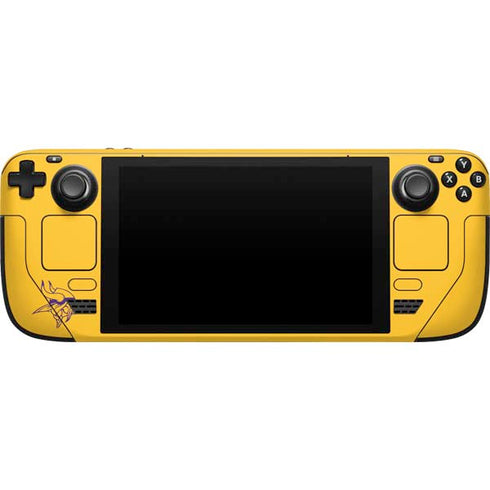 NFL Minnesota Vikings Yellow Performance Series Steam Deck Handheld Gaming Computer Skin